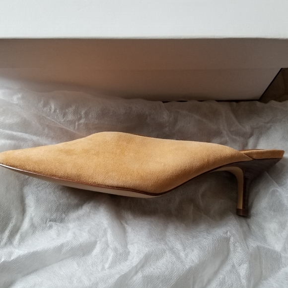 Halston fine suede mules - Picture 4 of 7